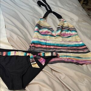 Skye Swimwear Multicolor Striped Bikini